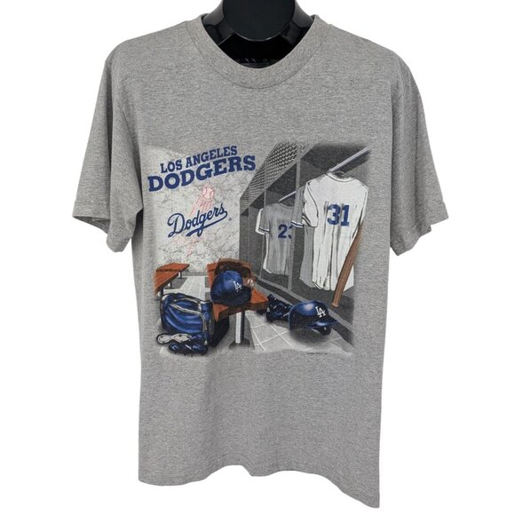 Vintage Lee Sports T Shirt Size M 1996 Los Angeles Dodgers Graphic Print MLB USA - Picture 1 of 8